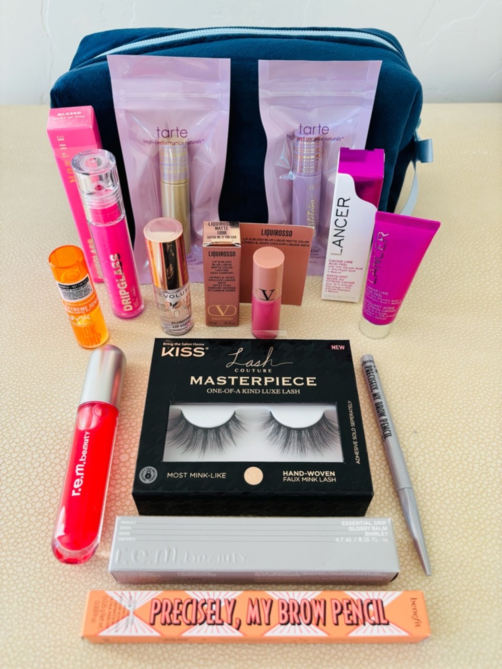 CLOSEOUT 10 PIECE BEAUTY BUNDLE + Navy Pouch